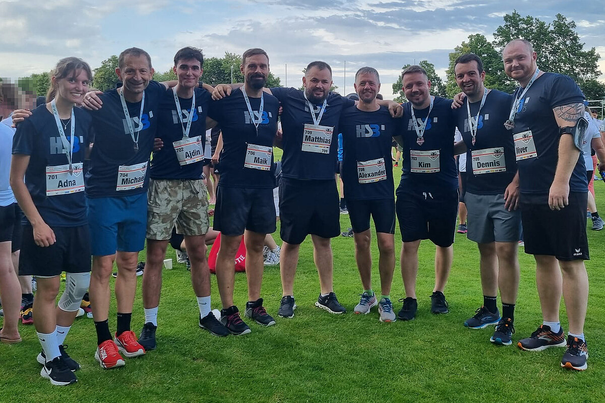 HSB-Laufgruppe beim 10. AOK-Firmenlauf in Reutlingen