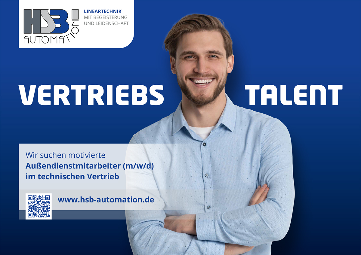 HSB Automation Gmbh - Vertriebstalent gesucht